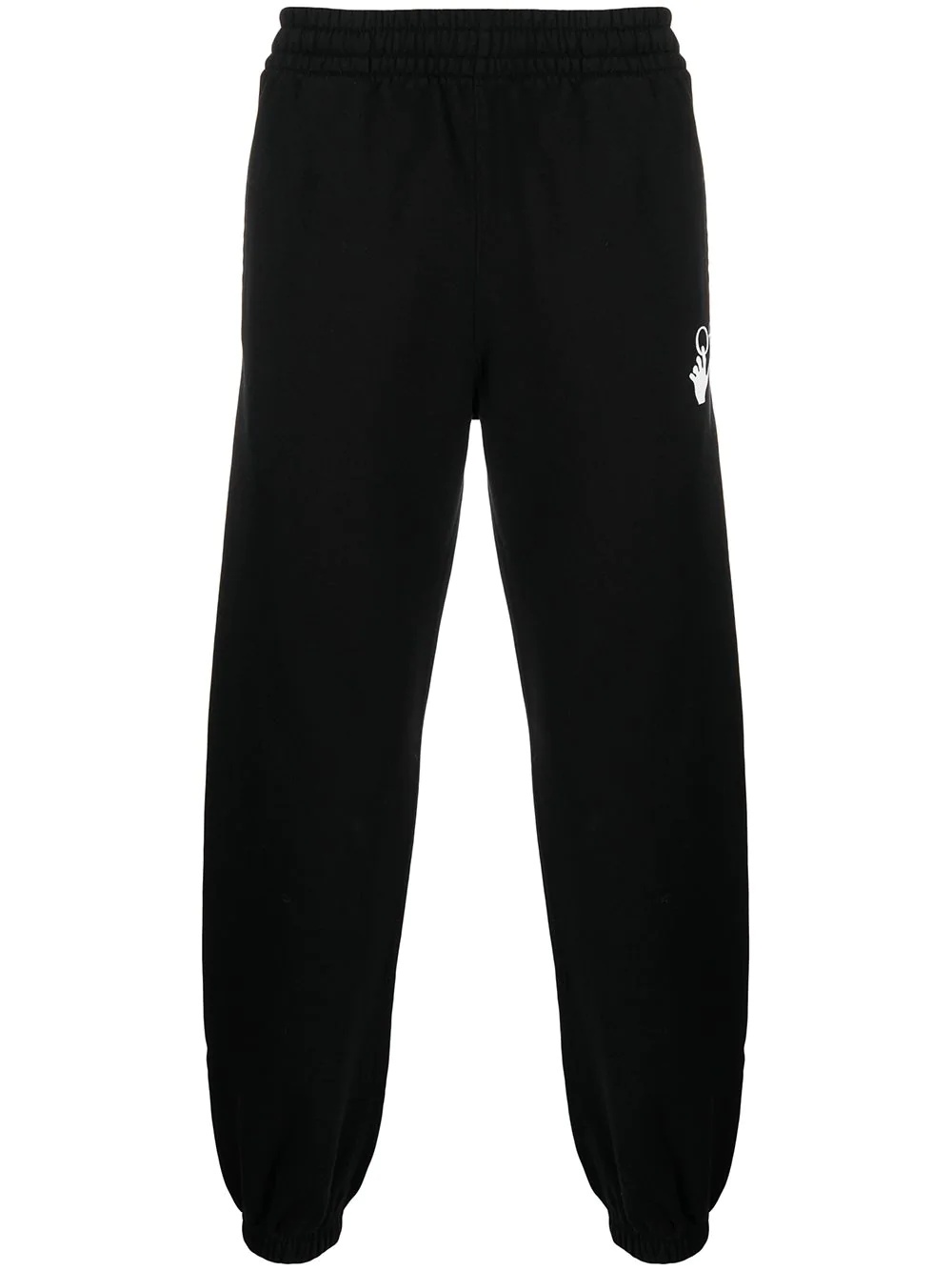 diag-print track pants - 1