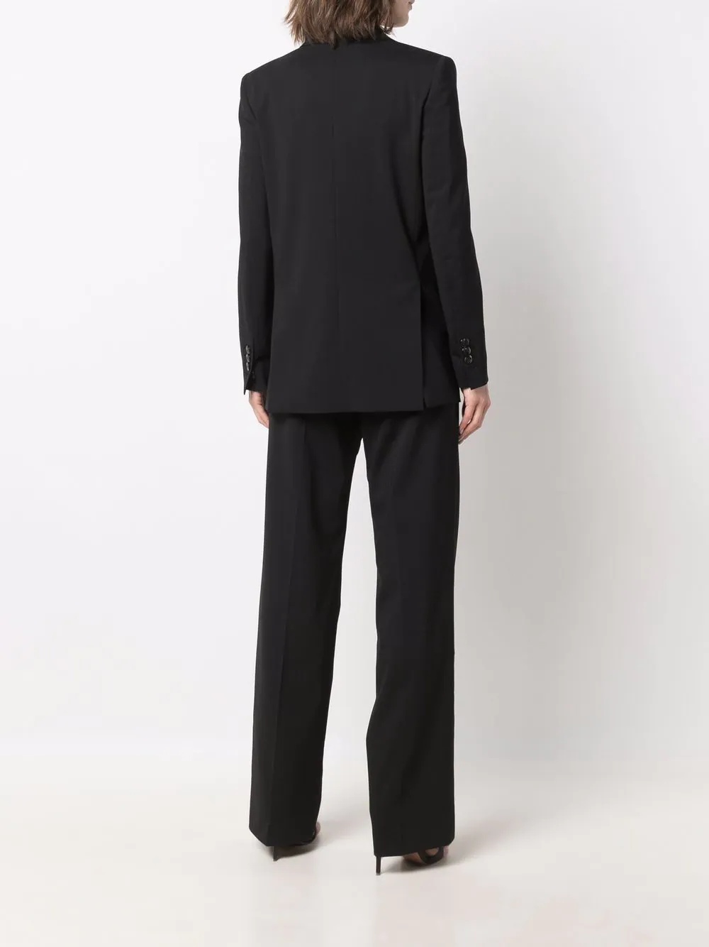 wide-leg two-piece suit - 4