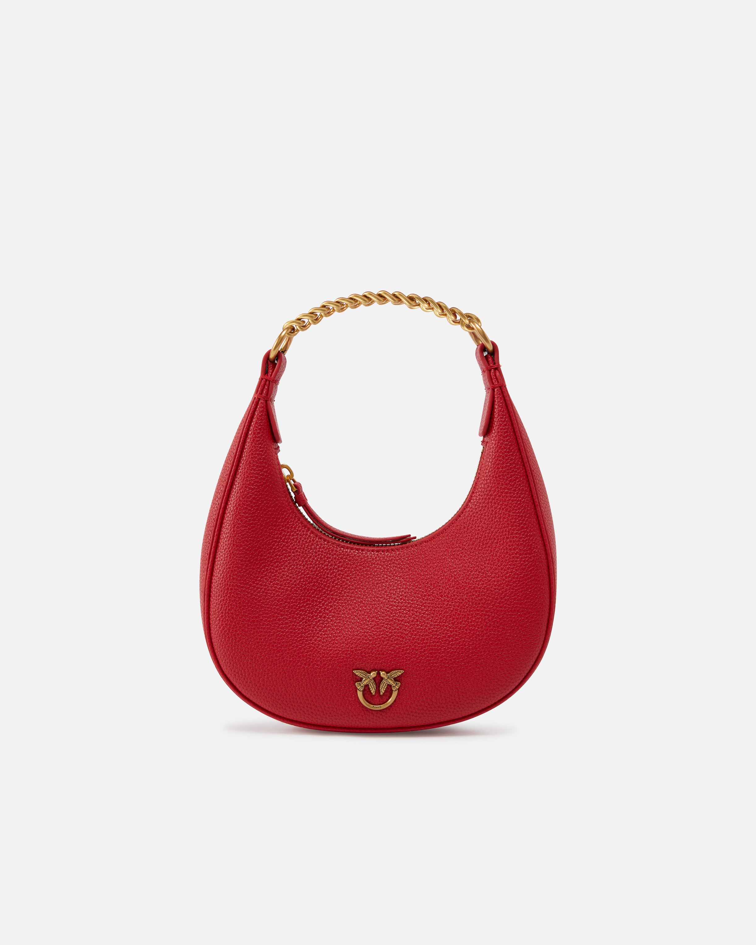 BRIOCHE BAG ROUNDED LEATHER SHOULDER BAG - 1