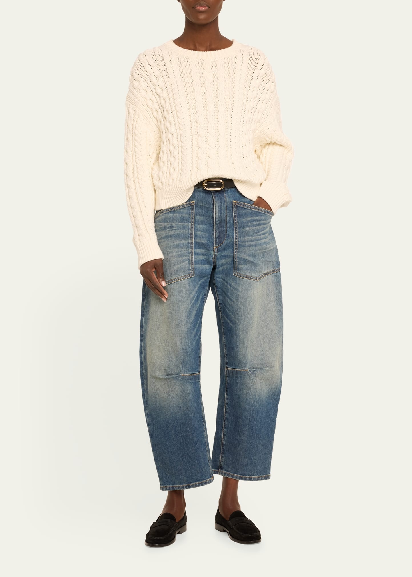 Shon Cropped Jeans - 2
