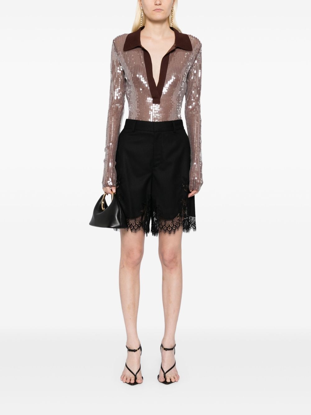 sequin mesh top - 2