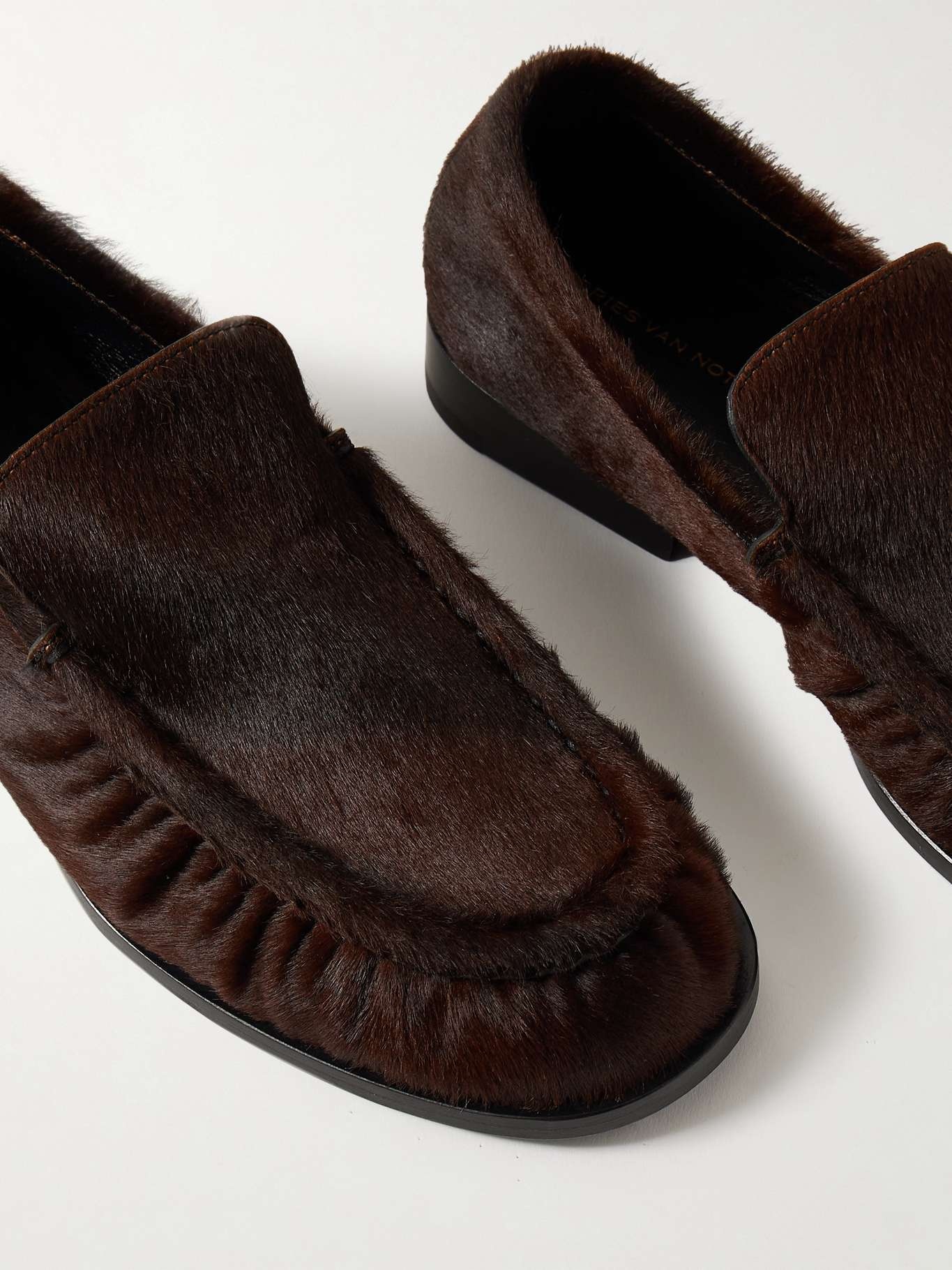Calf hair loafers - 4