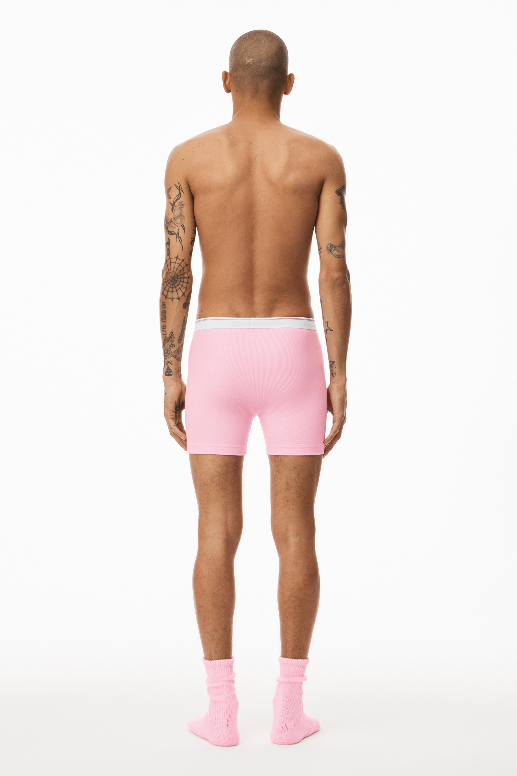 BOXER BRIEF IN RIBBED JERSEY - 4