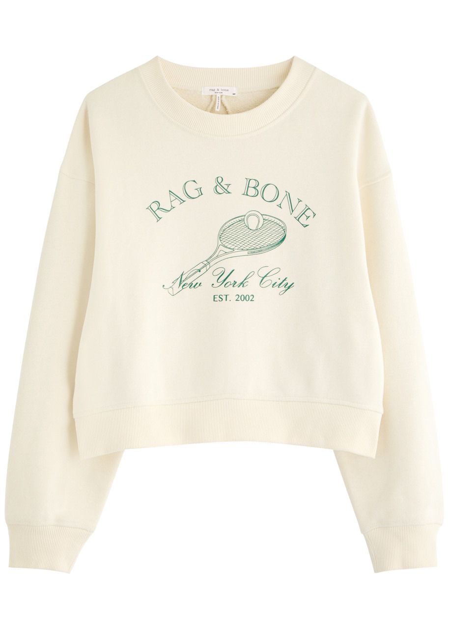 Rag & Bone Logo Printed Cotton-blend Sweatshirt - 1