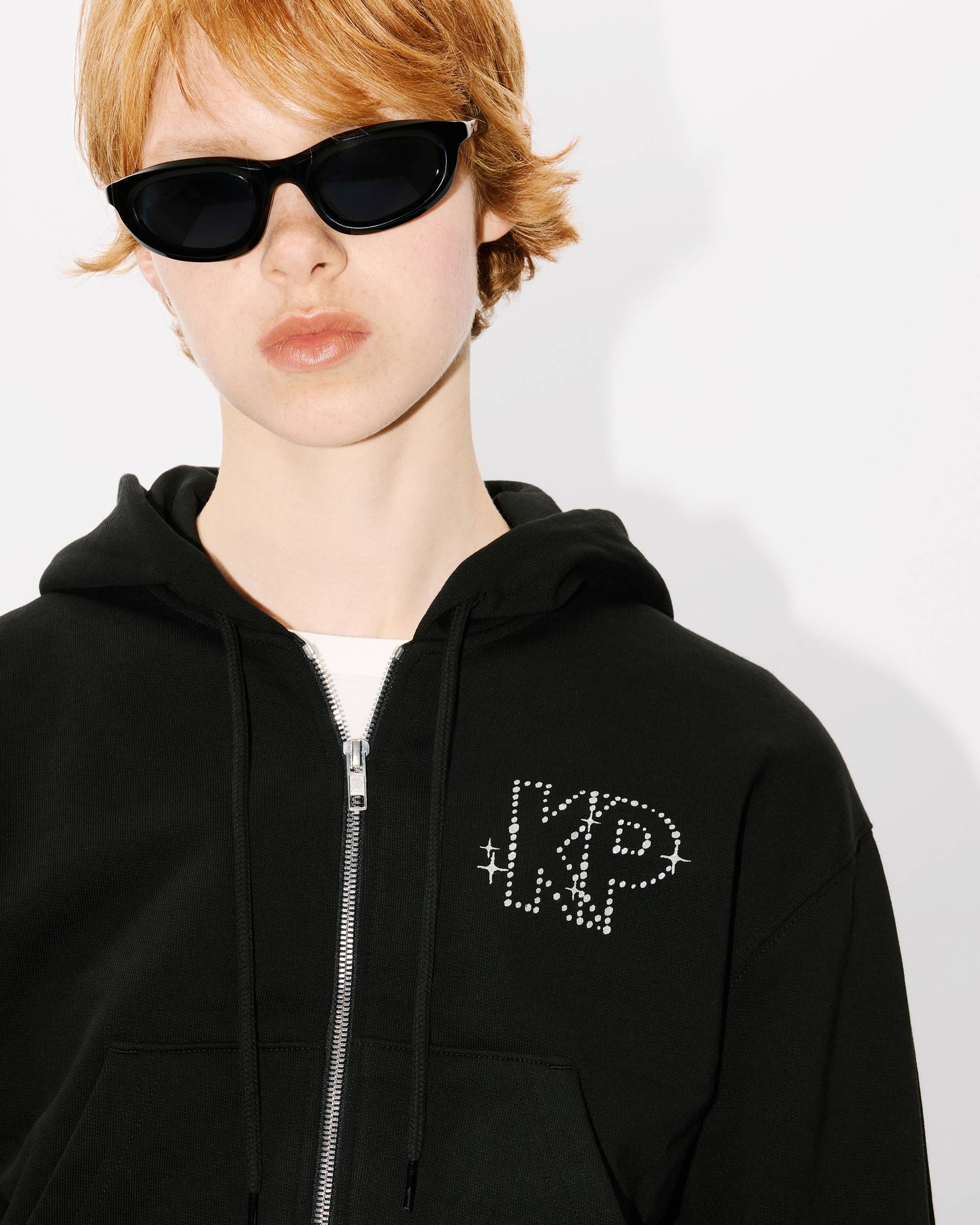 'KENZO Constellation' cropped zipped hoodie - 6