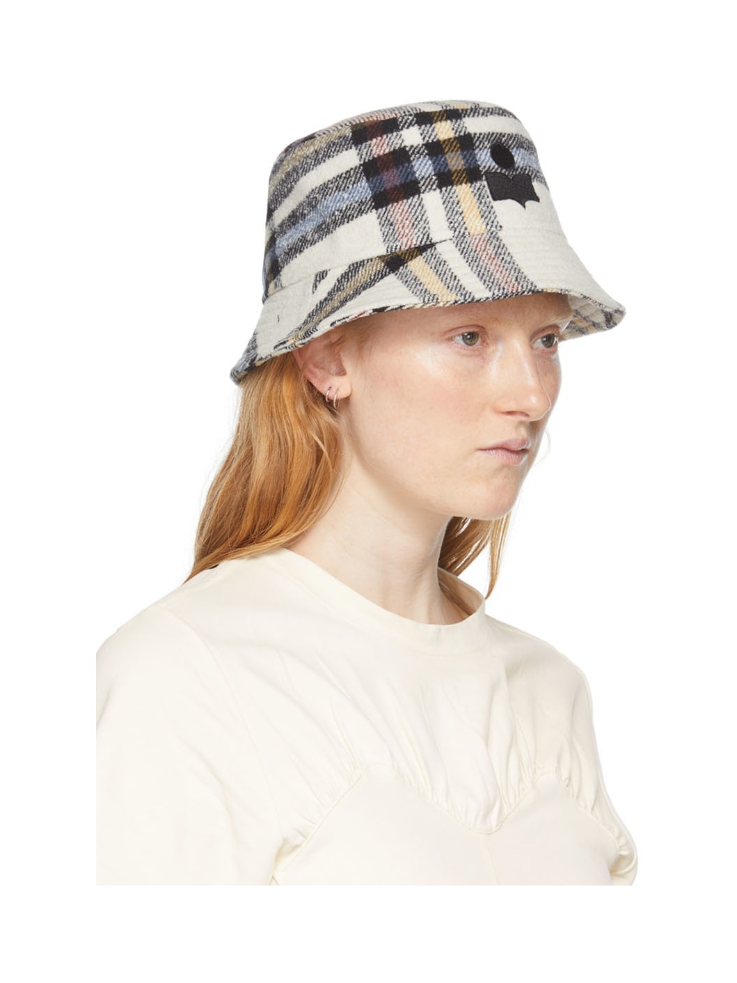 White Haley Bucket Hat - 2