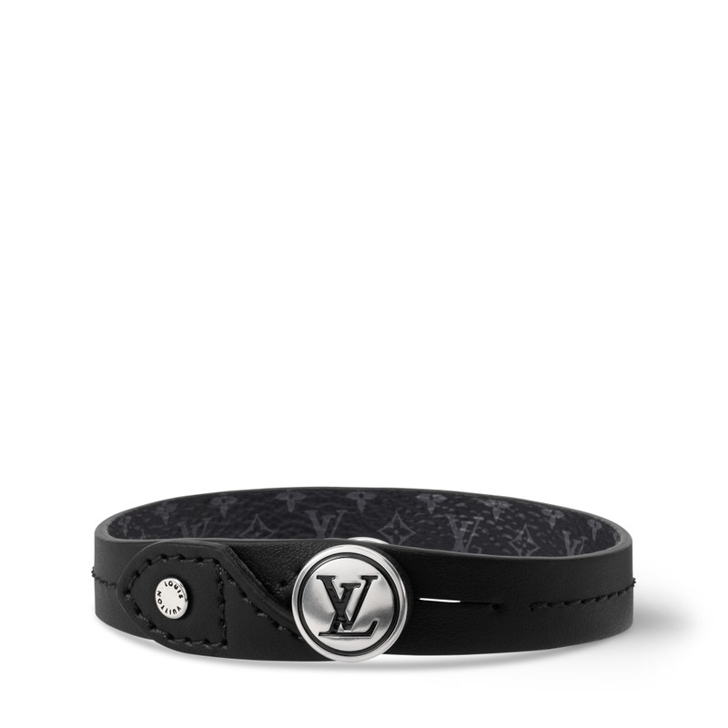 LV Studs Leather Bracelet 5