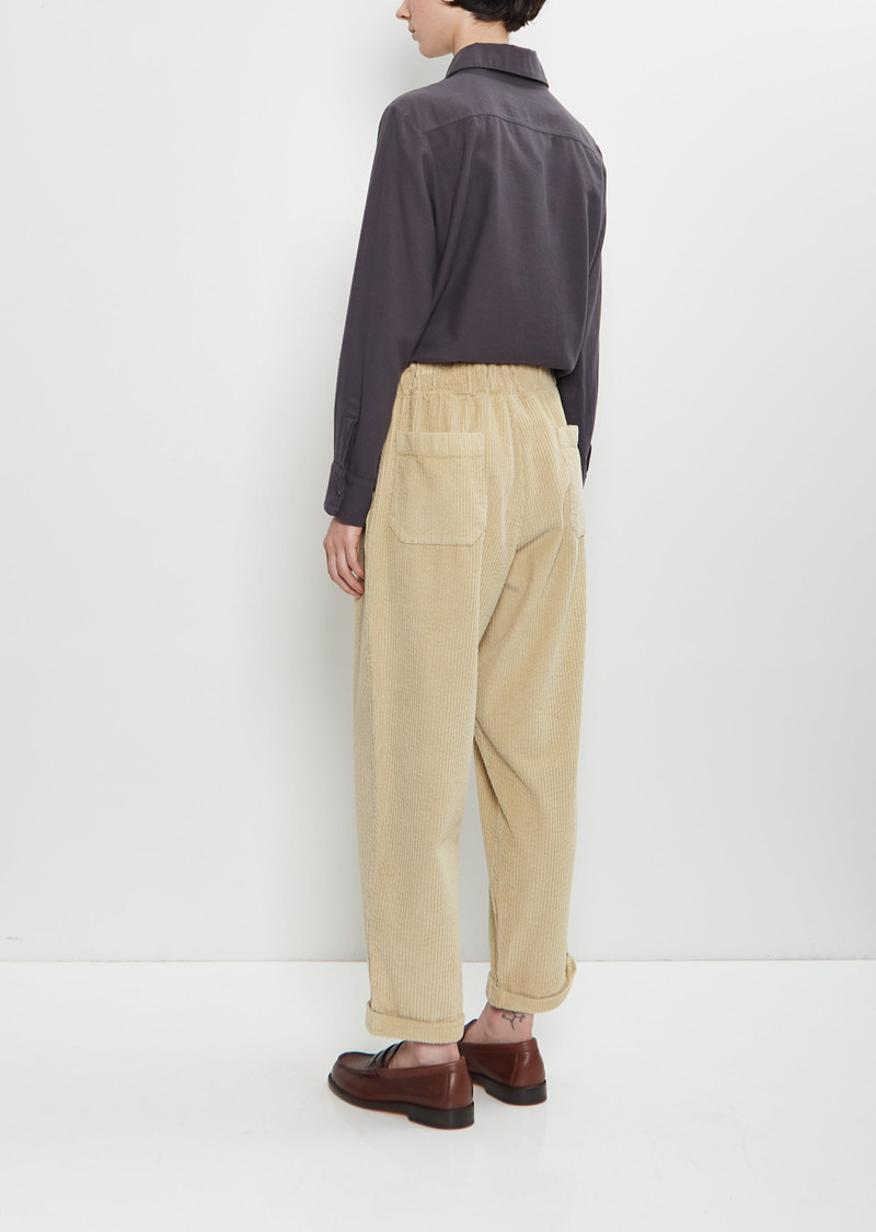 LABO.ART Paride Cotton Velvet Pant — Cemento outlook