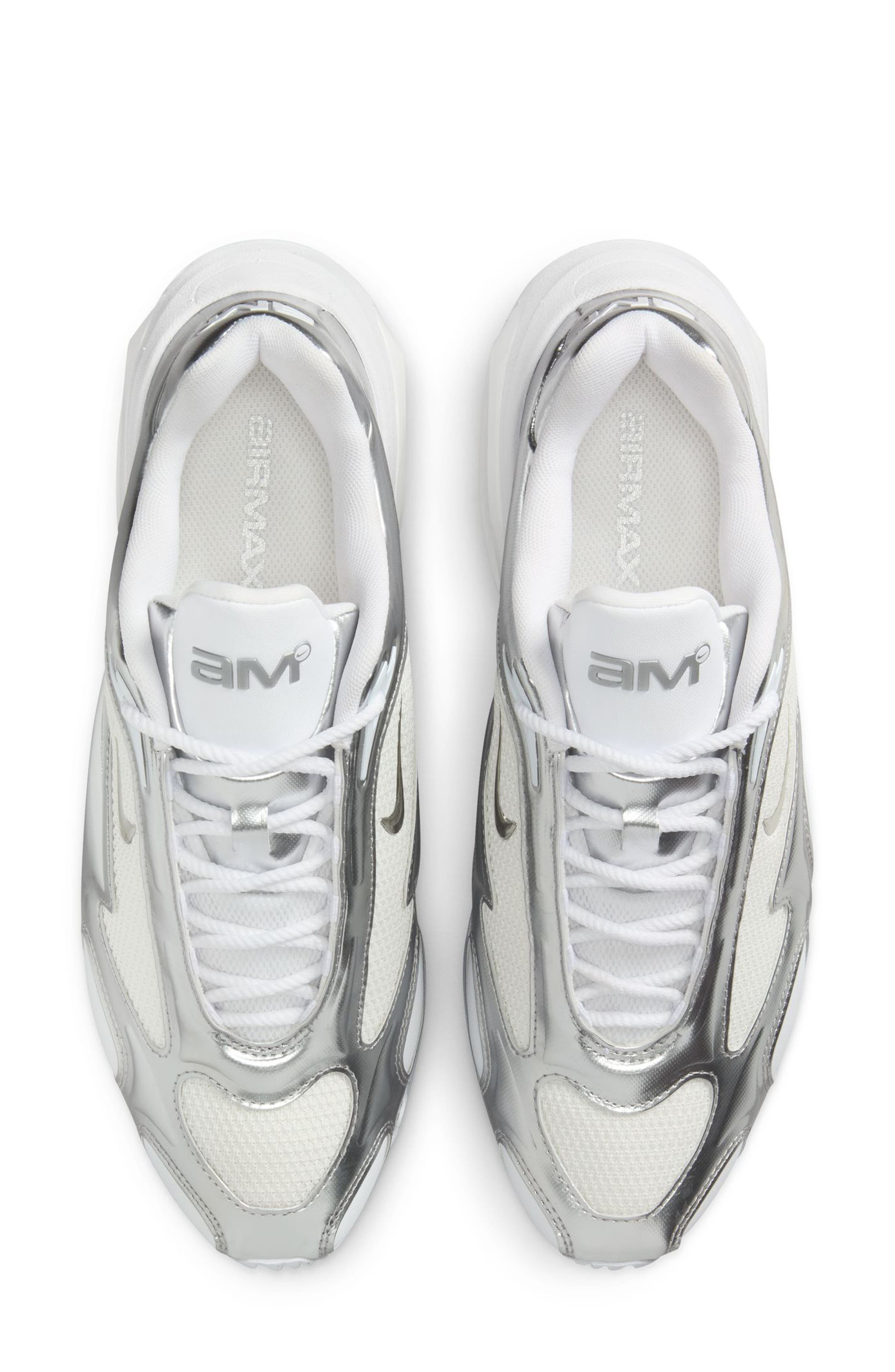 Nike Air Max Muse Sneaker in White/Silver at Nordstrom - 4