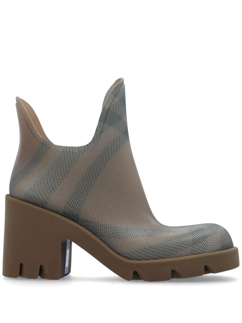 65mm Marsh checked rubber boots - 1