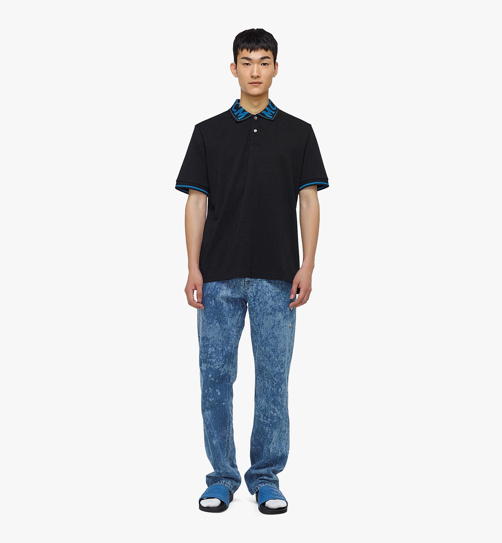 Men’s Logo Polo Shirt in Cotton Piqué - 3
