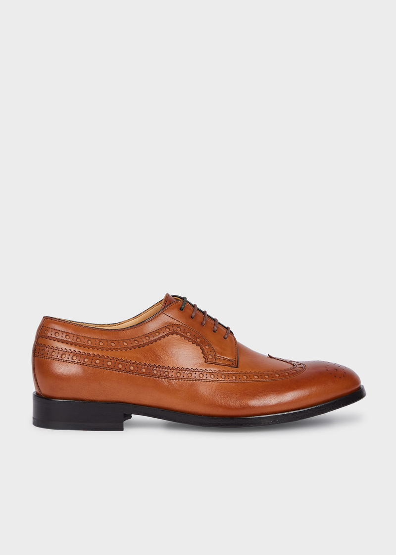 Tan Leather 'Ark' Brogues 1