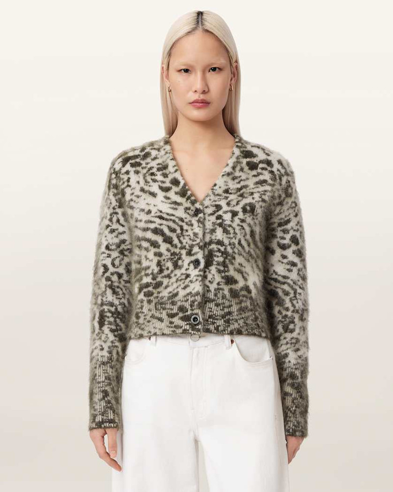 ALLSAINTS WICK AMUR JACQUARD CARDIGAN outlook
