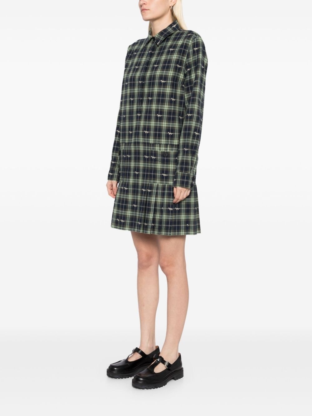 Shrunken shirt dress - 3