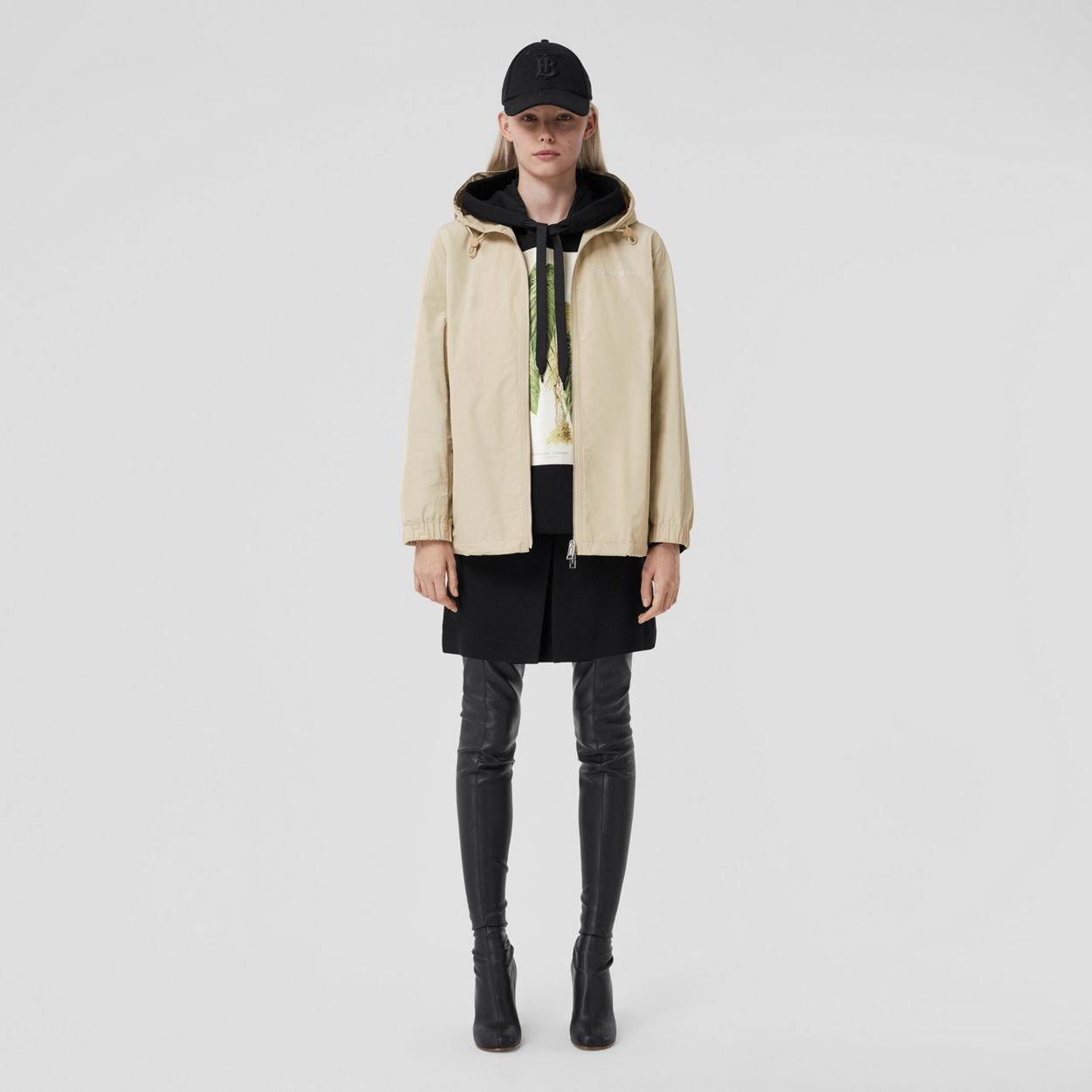 Horseferry Square Print Cotton Blend Hooded Jacket - 7