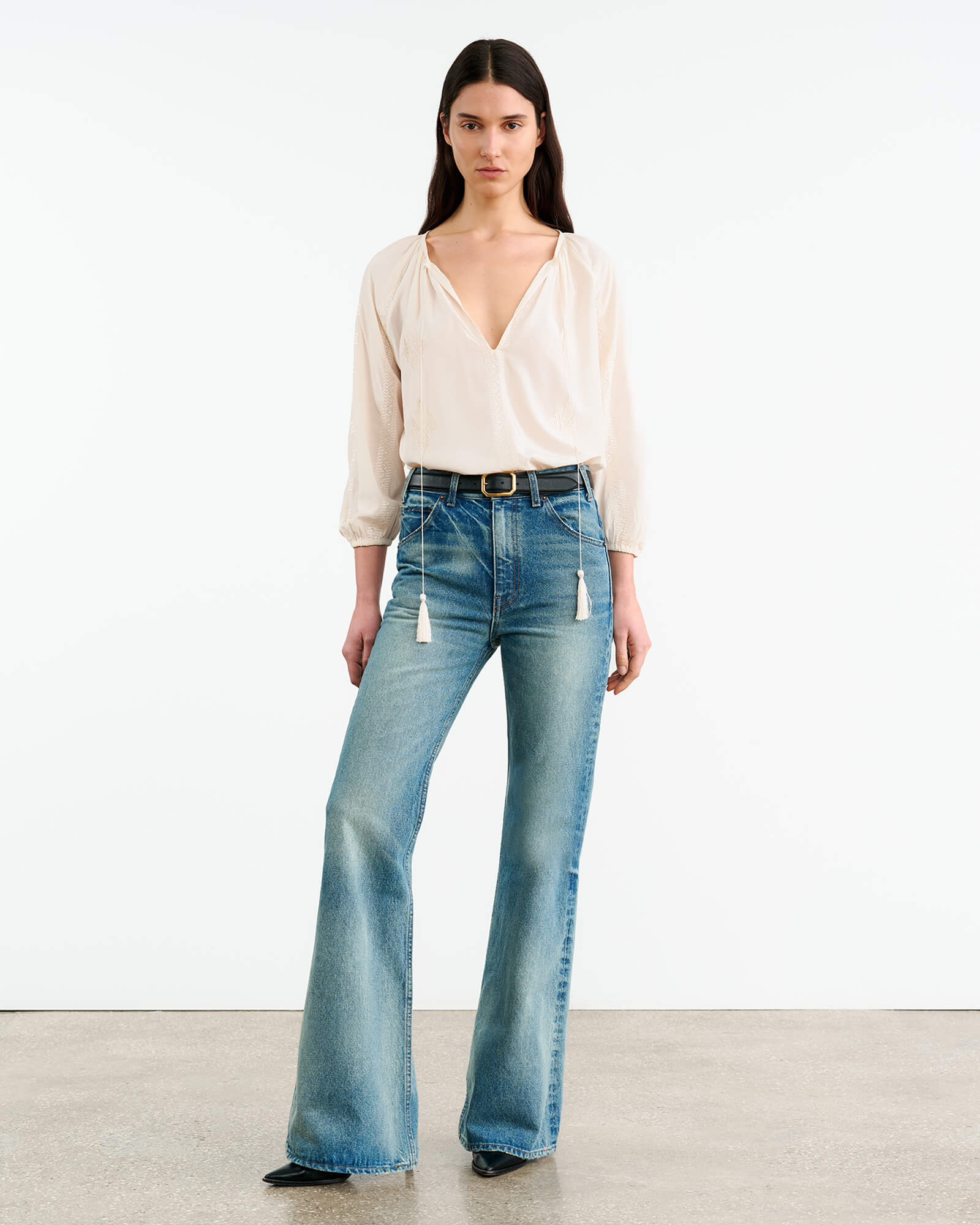 CRISTO SILK BLOUSE - 4