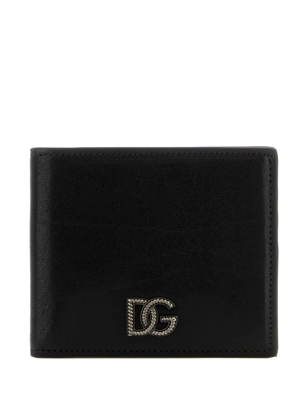 logo leather wallet - 1