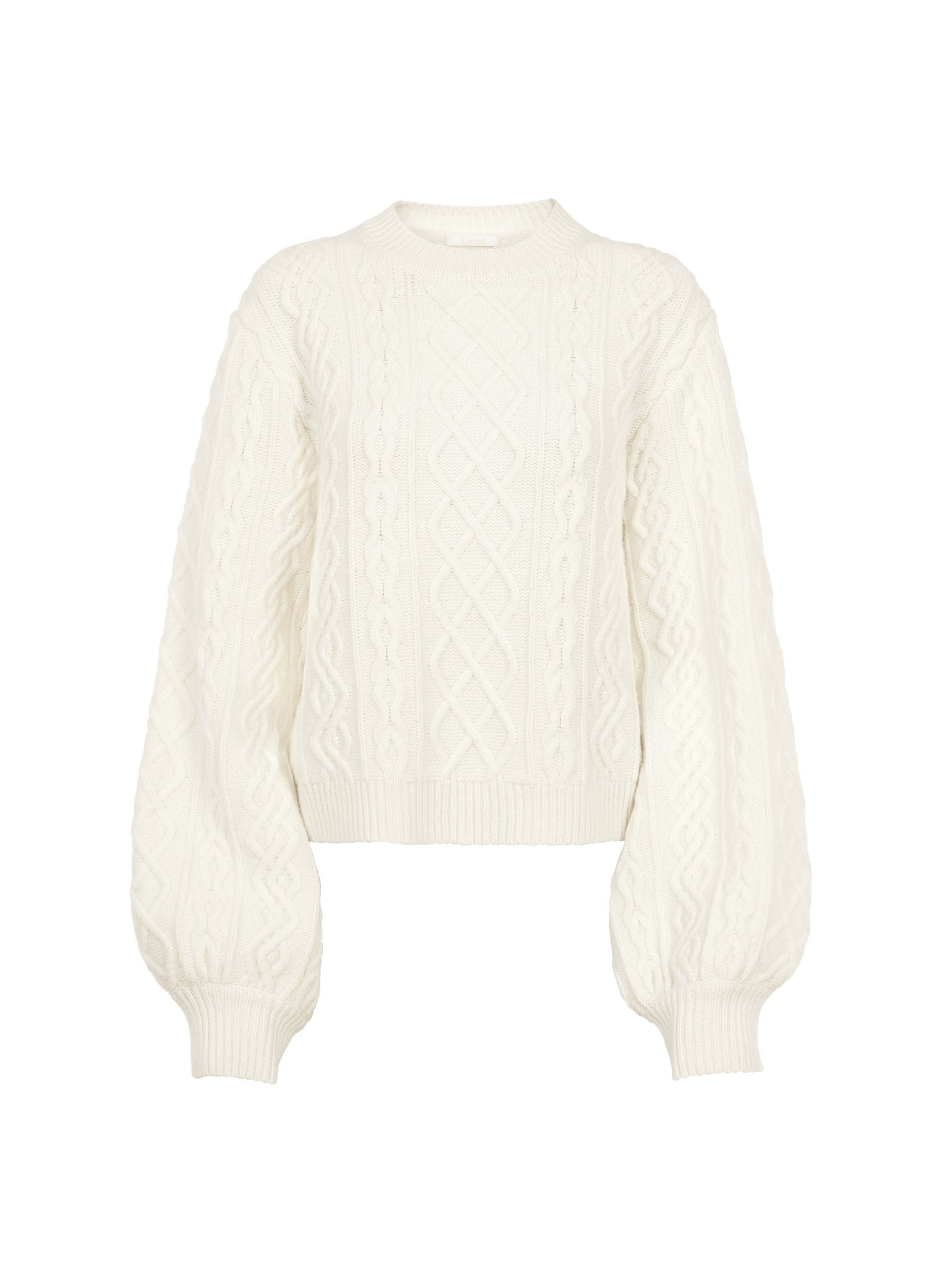 GENEROUS CABLE-KNIT SWEATER - 1