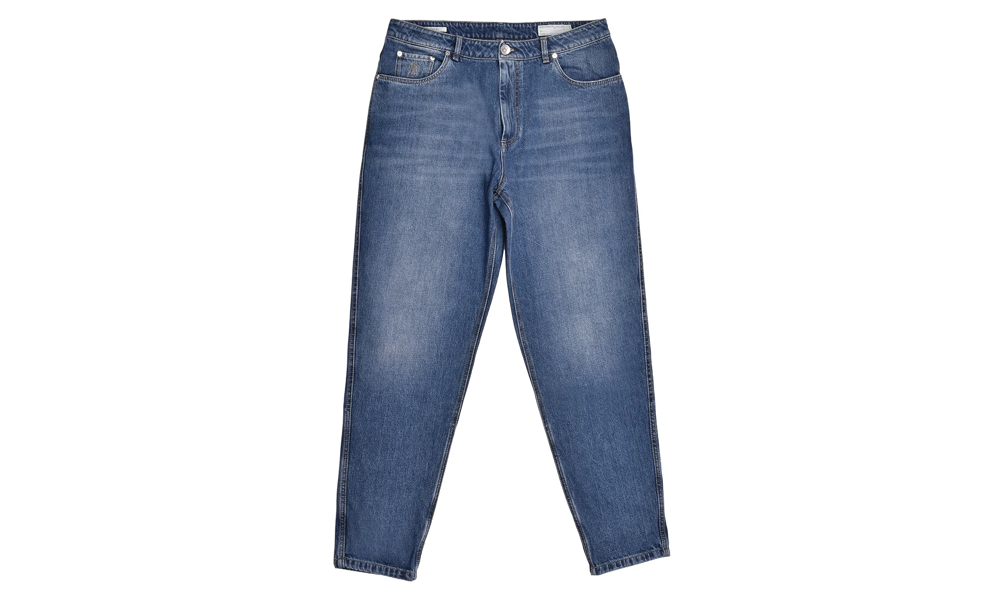 Denim Jeans Trousers "Medium Wash" BRUN252 - 1