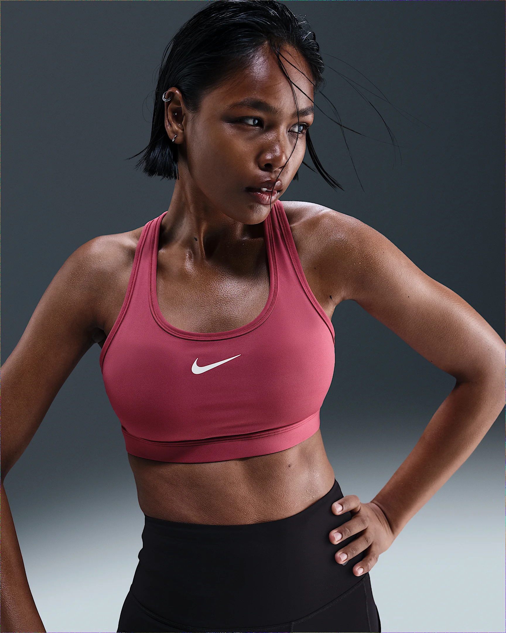 Nike Swoosh Medium Support Women's Padded Sports Bra - 1