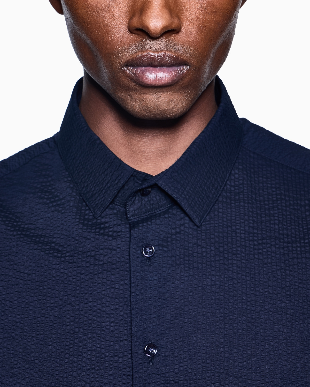 REGULAR-FIT COTTON-SEERSUCKER SHIRT - 5