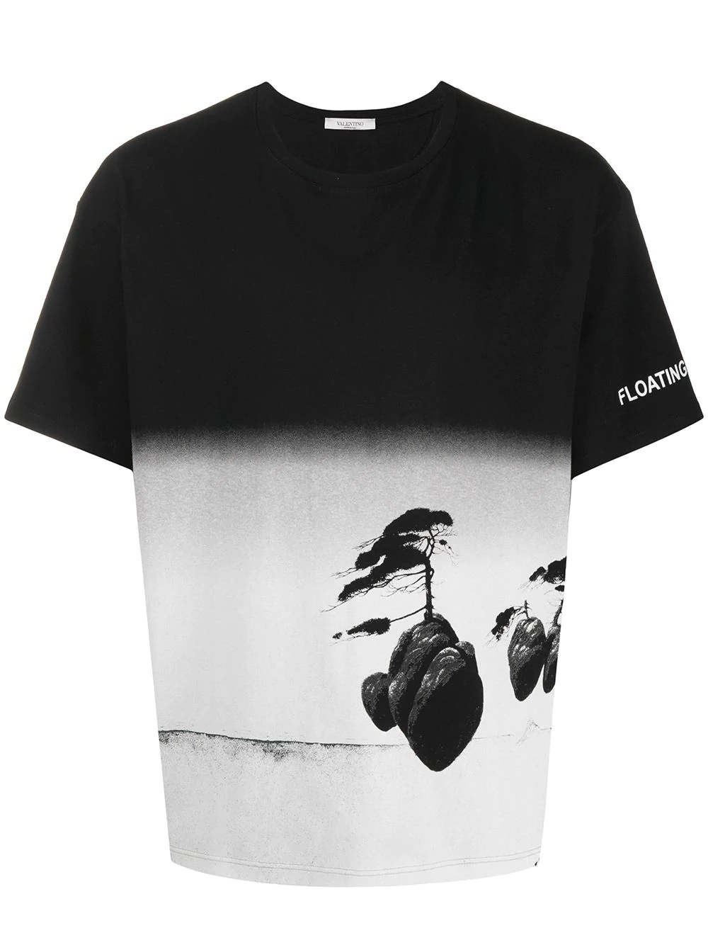 Floating Island print T-shirt - 1