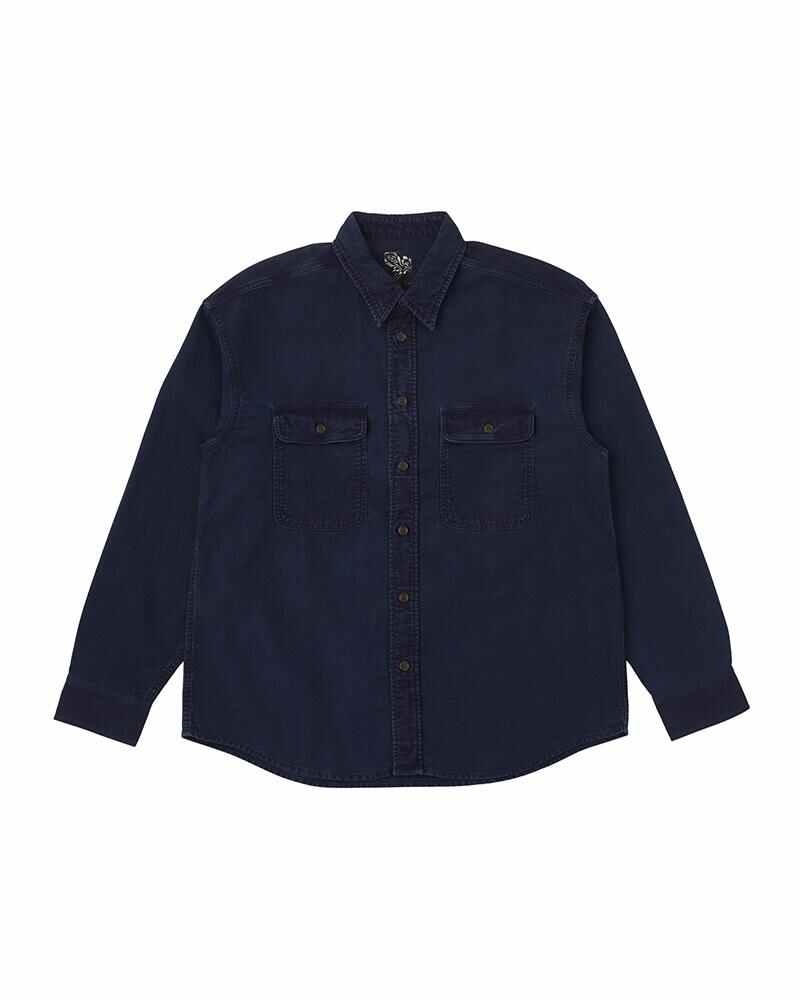 visvim LUMBER SHIRT L/S DK.INDIGO | REVERSIBLE