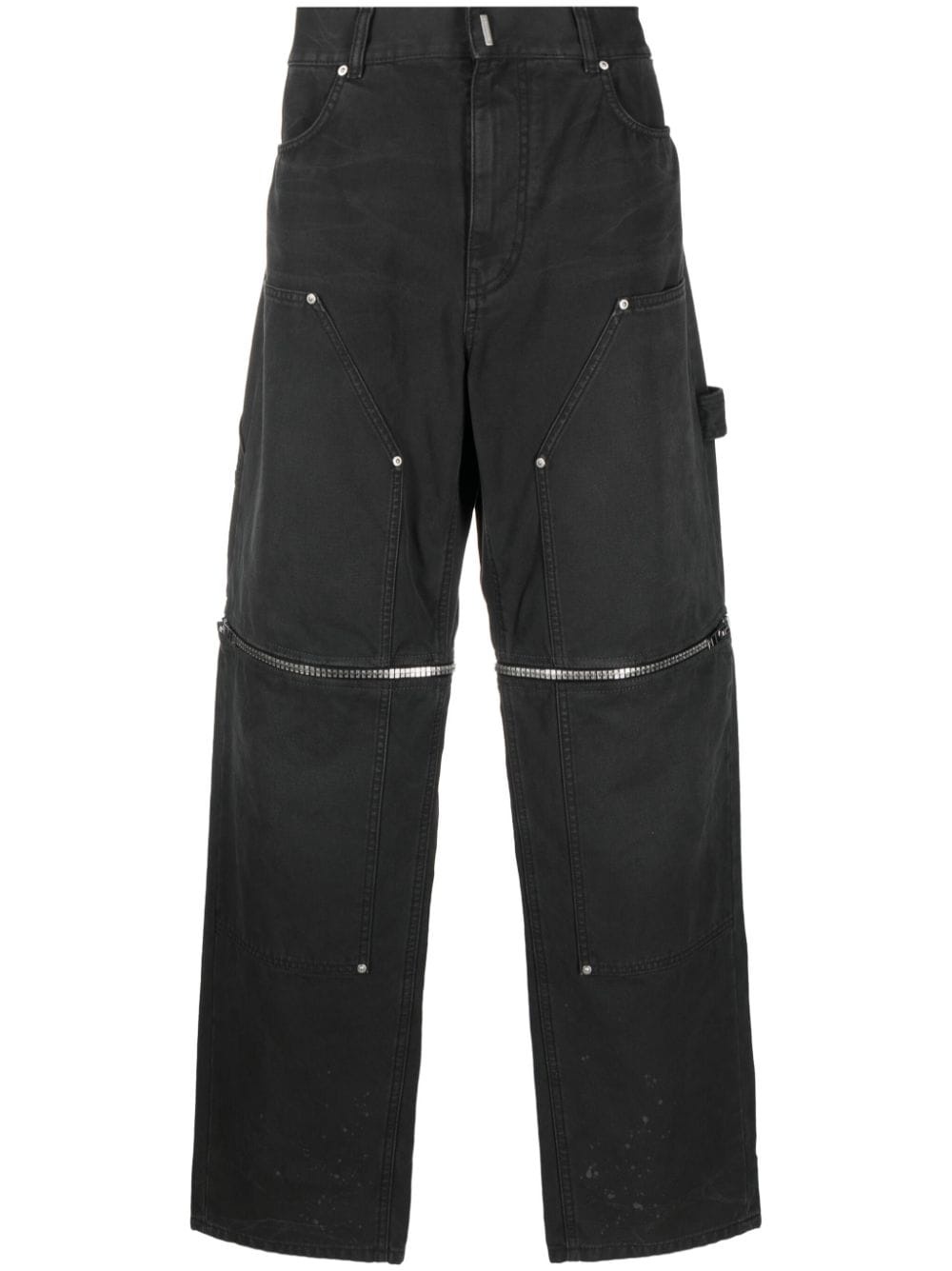 パンツ Givenchy Modular Pants With Adjustable Straps And Zippered Givenchy Modular Pants With Adjustable Straps And Zippered