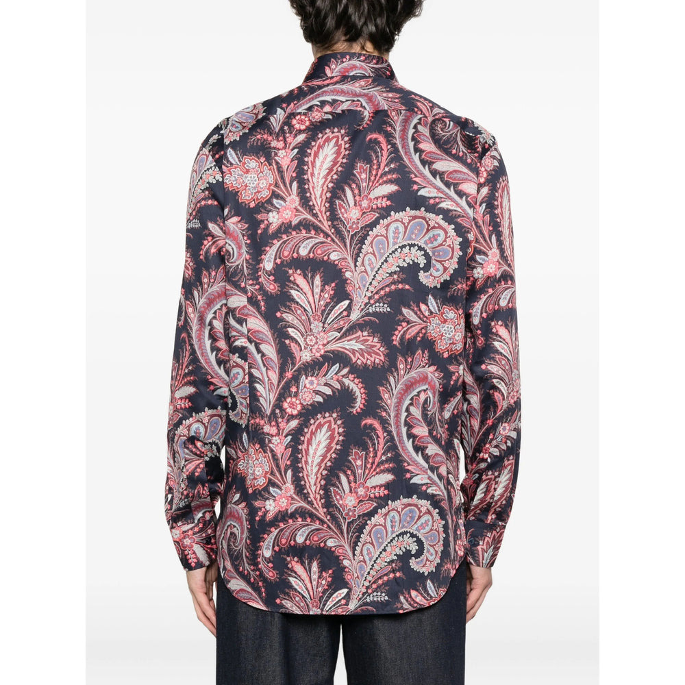 Etro Blue Shirts Men - 2