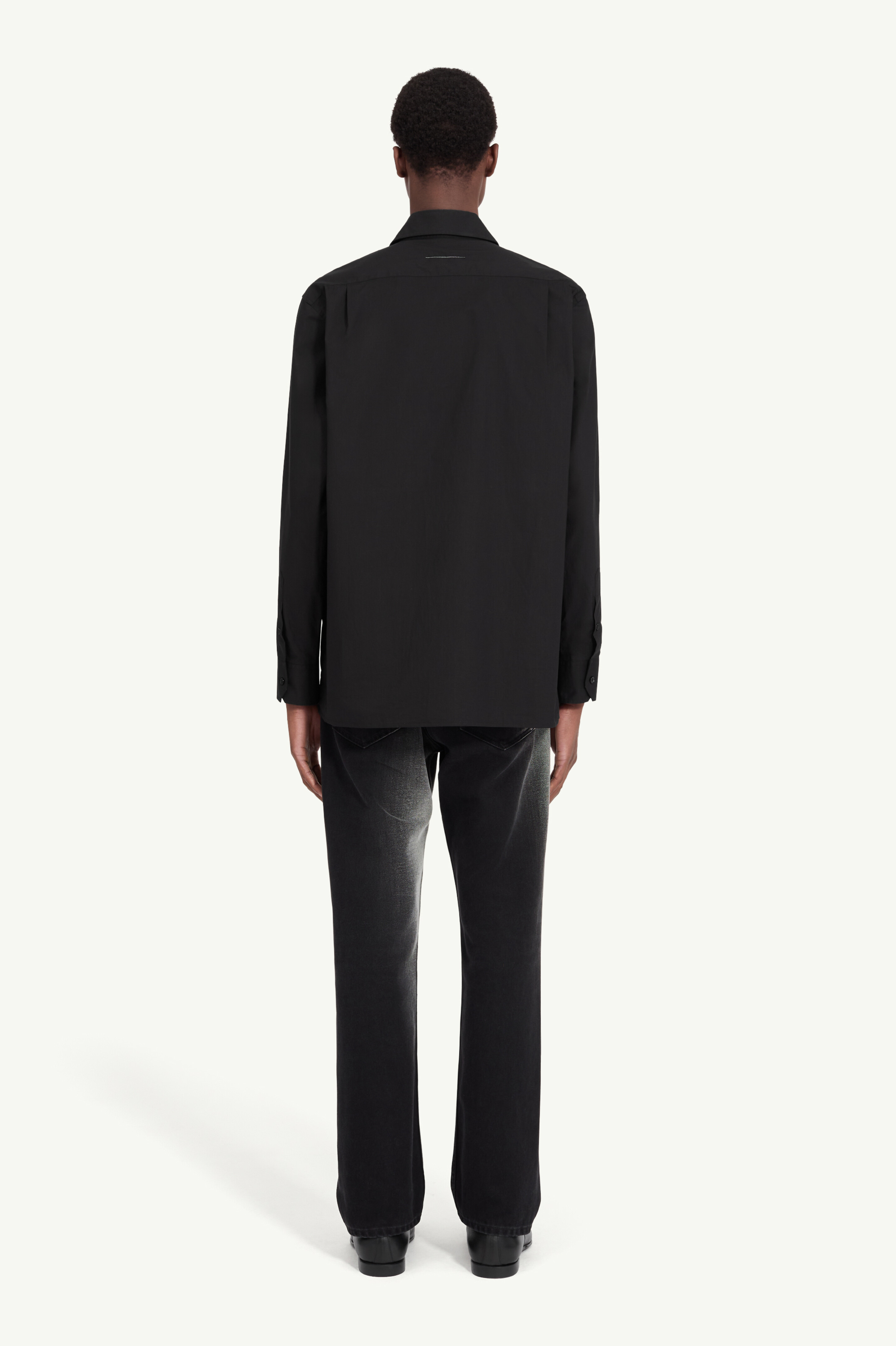 Cotton poplin shirt - 4