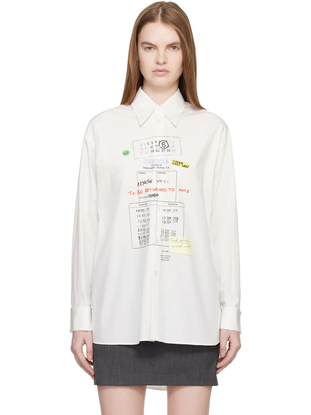Off-White Cotton Poplin Shirt - 1