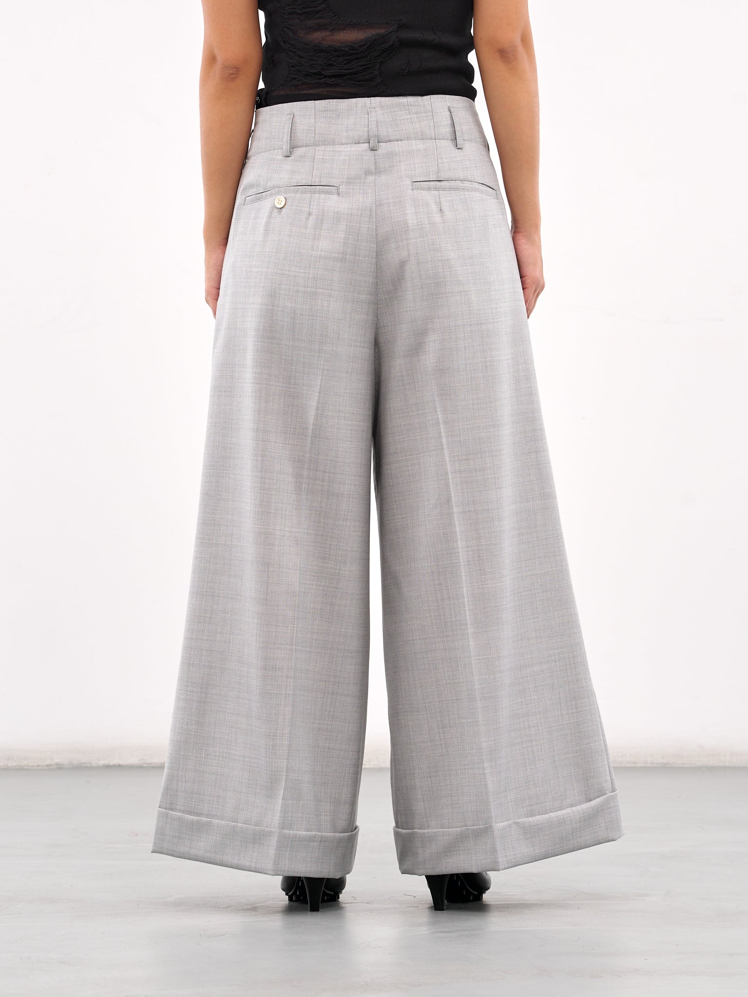 Ultra Wide Leg Trousers - 3
