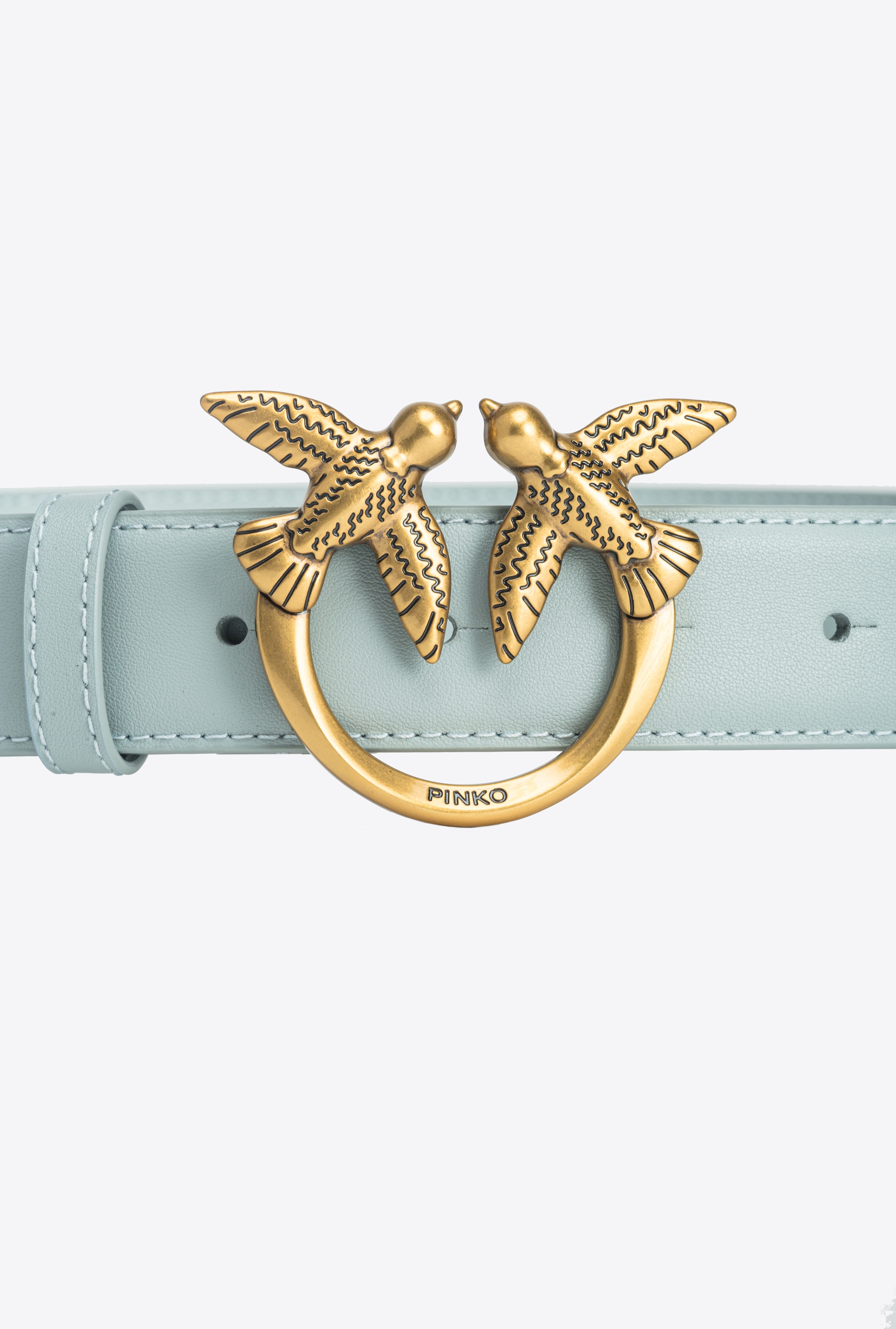 LOVE BIRDS LEATHER BELT 3CM - 2