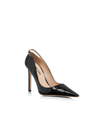 TOM FORD STAMPED CROCODILE LEATHER ANGELINA PUMP outlook