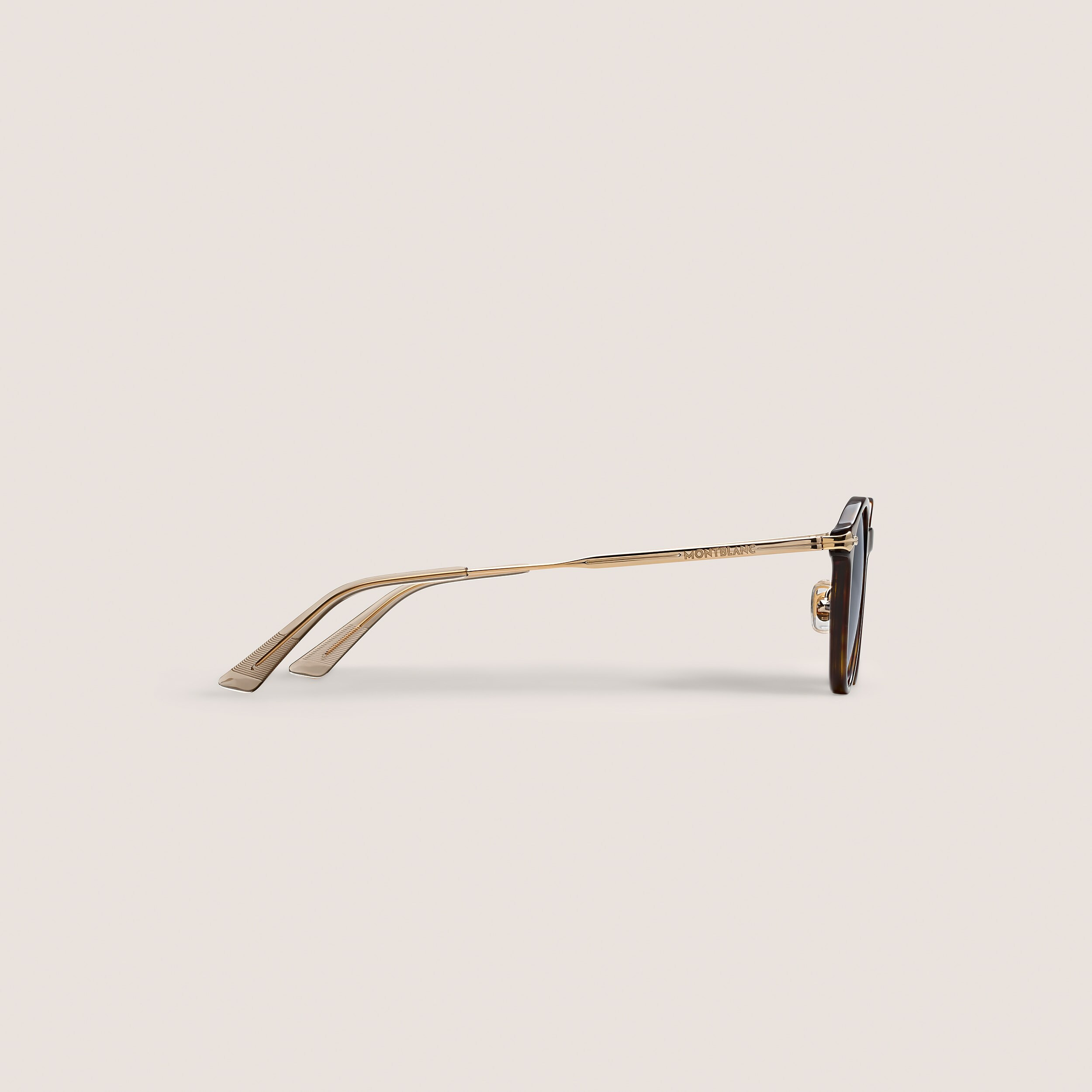 Round Sunglasses with Havana Acetate Frame - 2