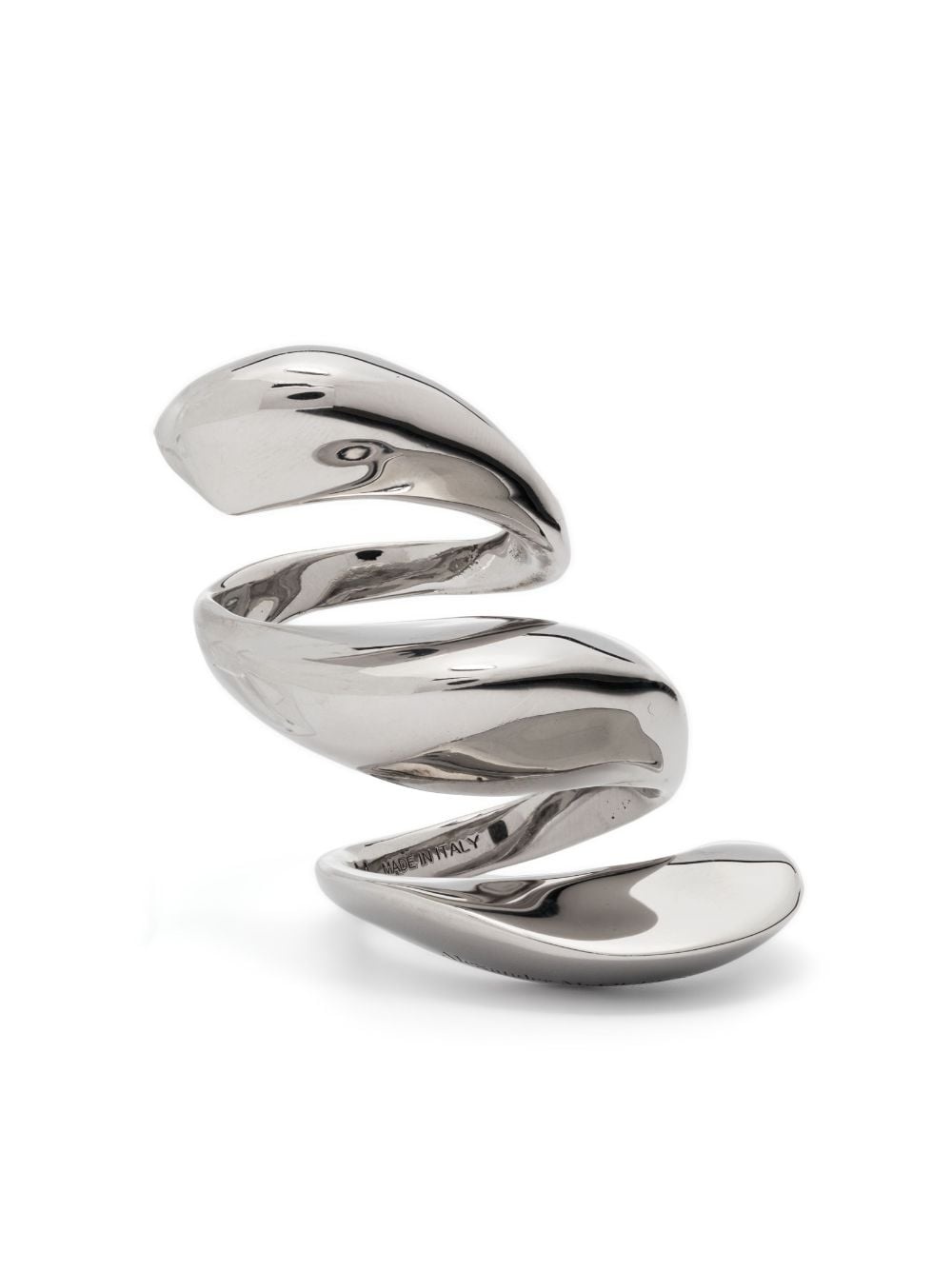 Twisted polished-finish ring - 1