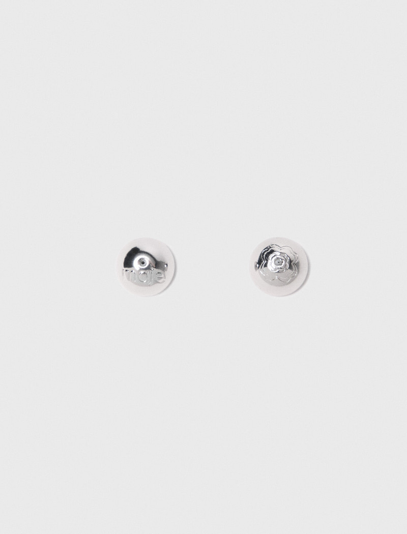 Rhinestone heart earrings 5