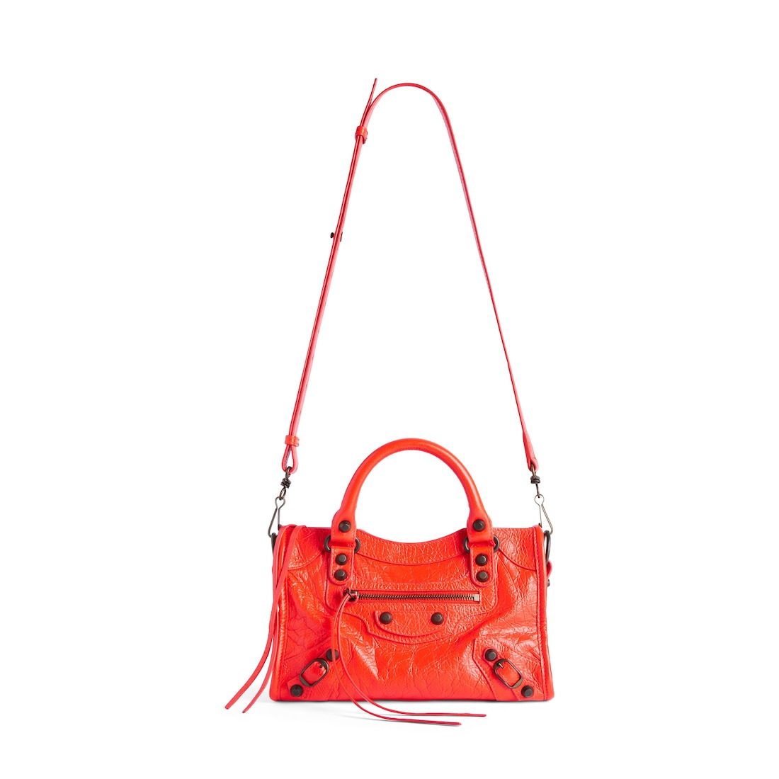 Women's Le City Bag Mini in Pop Orange - 4