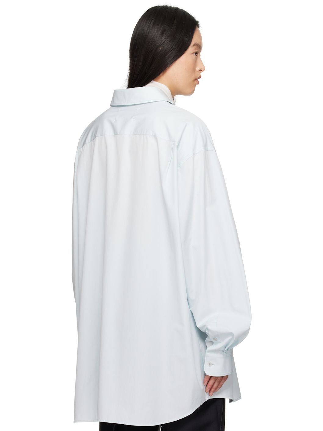 Blue Oversized Shirt - 3