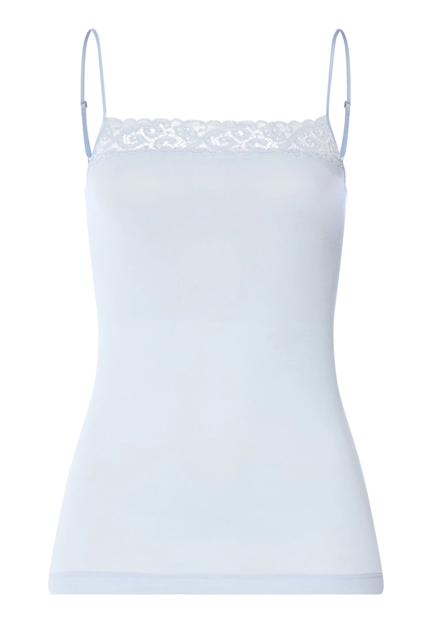 Moments Lace Trim Cotton Camisole - 1
