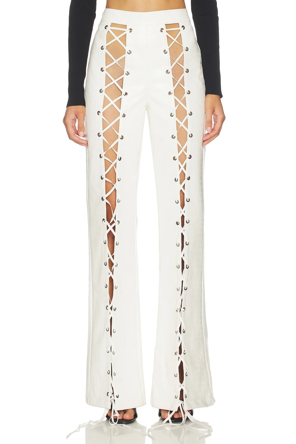 Croc Lace Up Pant - 1