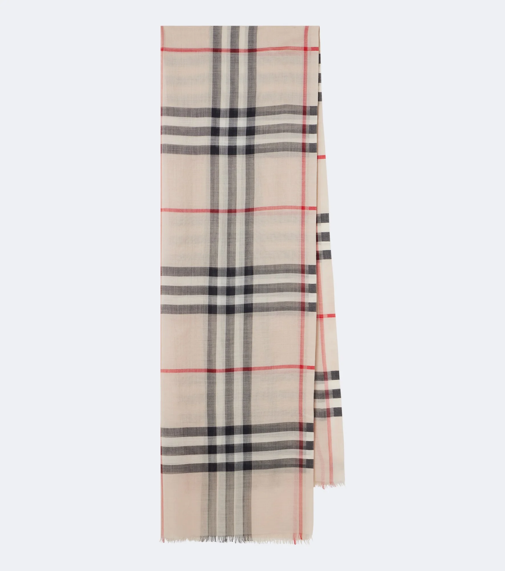 Burberry Check wool and silk scarf - 1