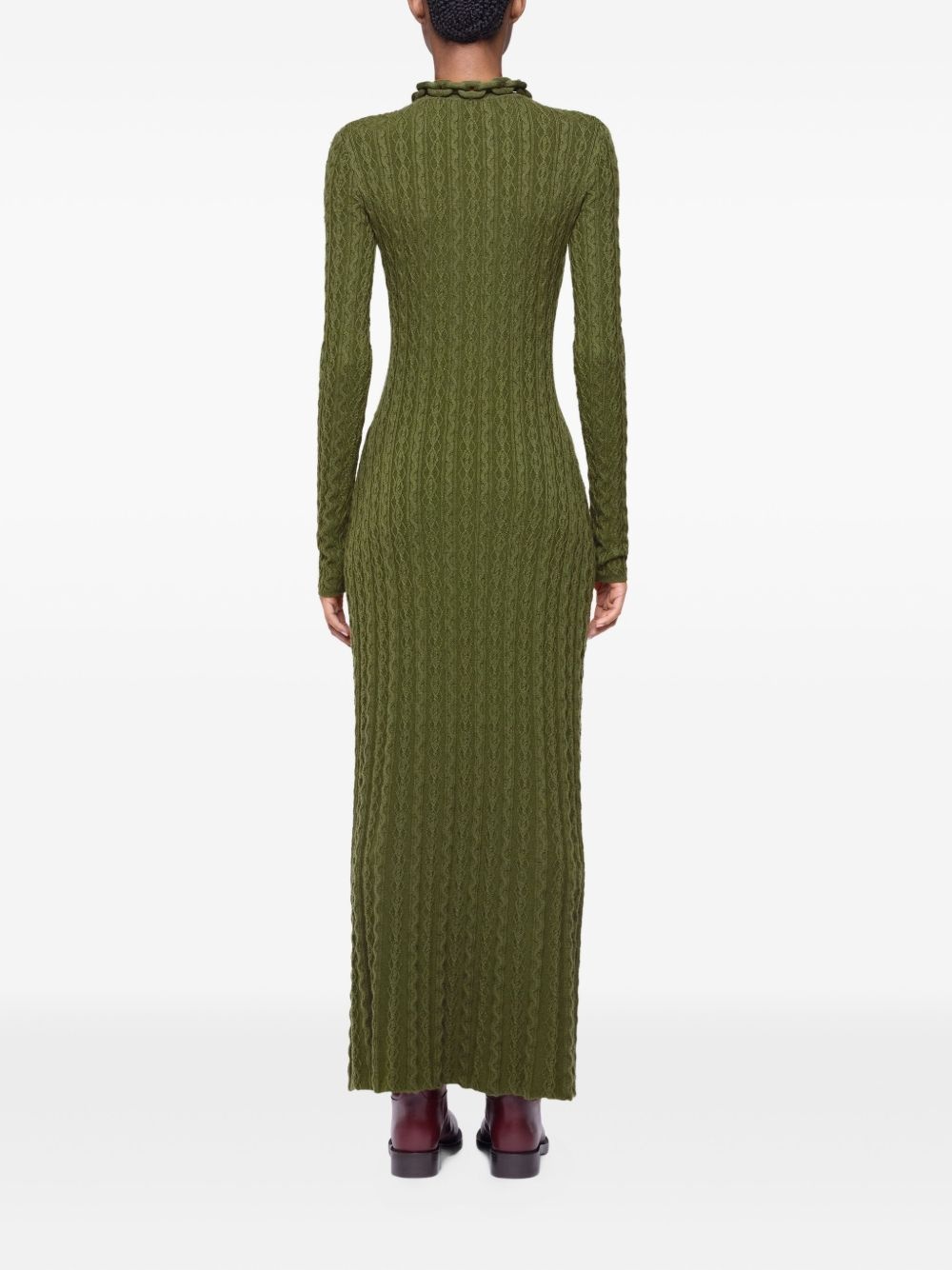wool maxi dress - 5