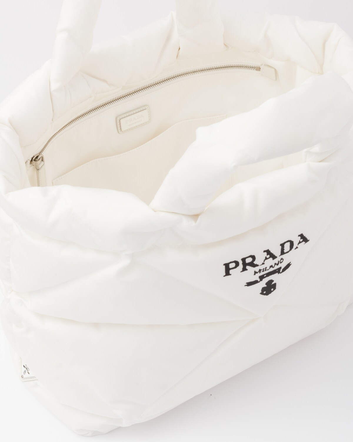Padded Re-Nylon tote bag - 5