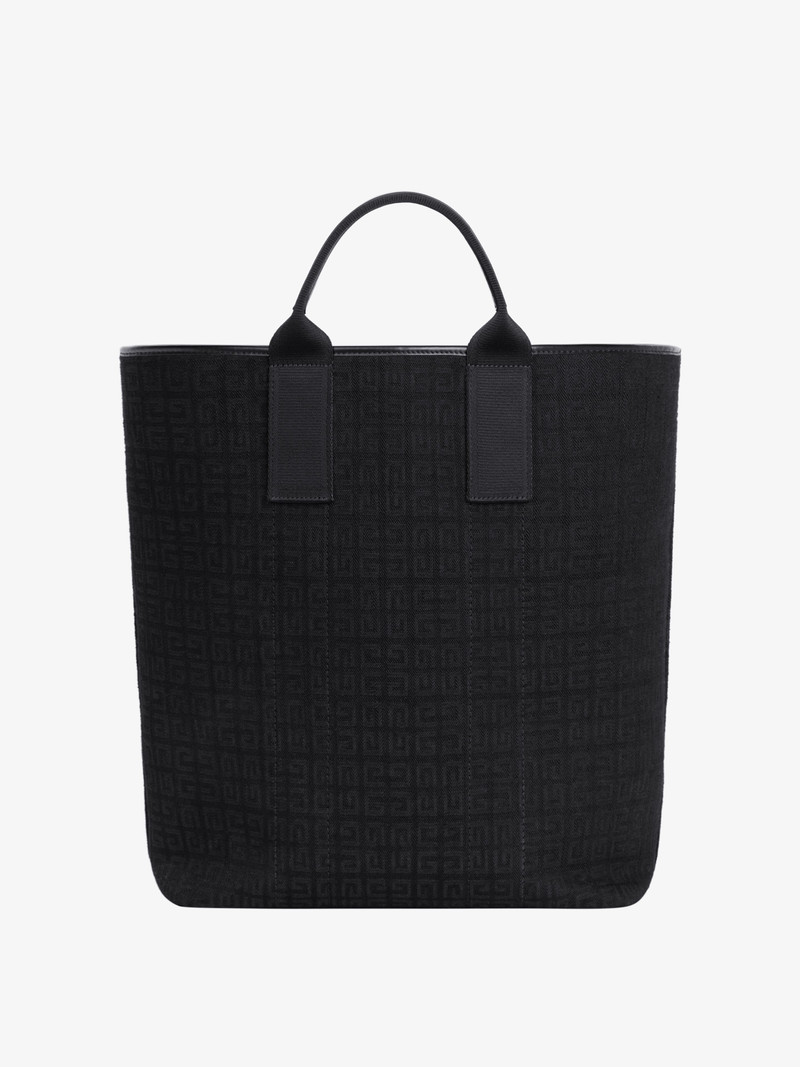 LARGE G-ESSENTIALS TOTE BAG IN 4G DENIM 4