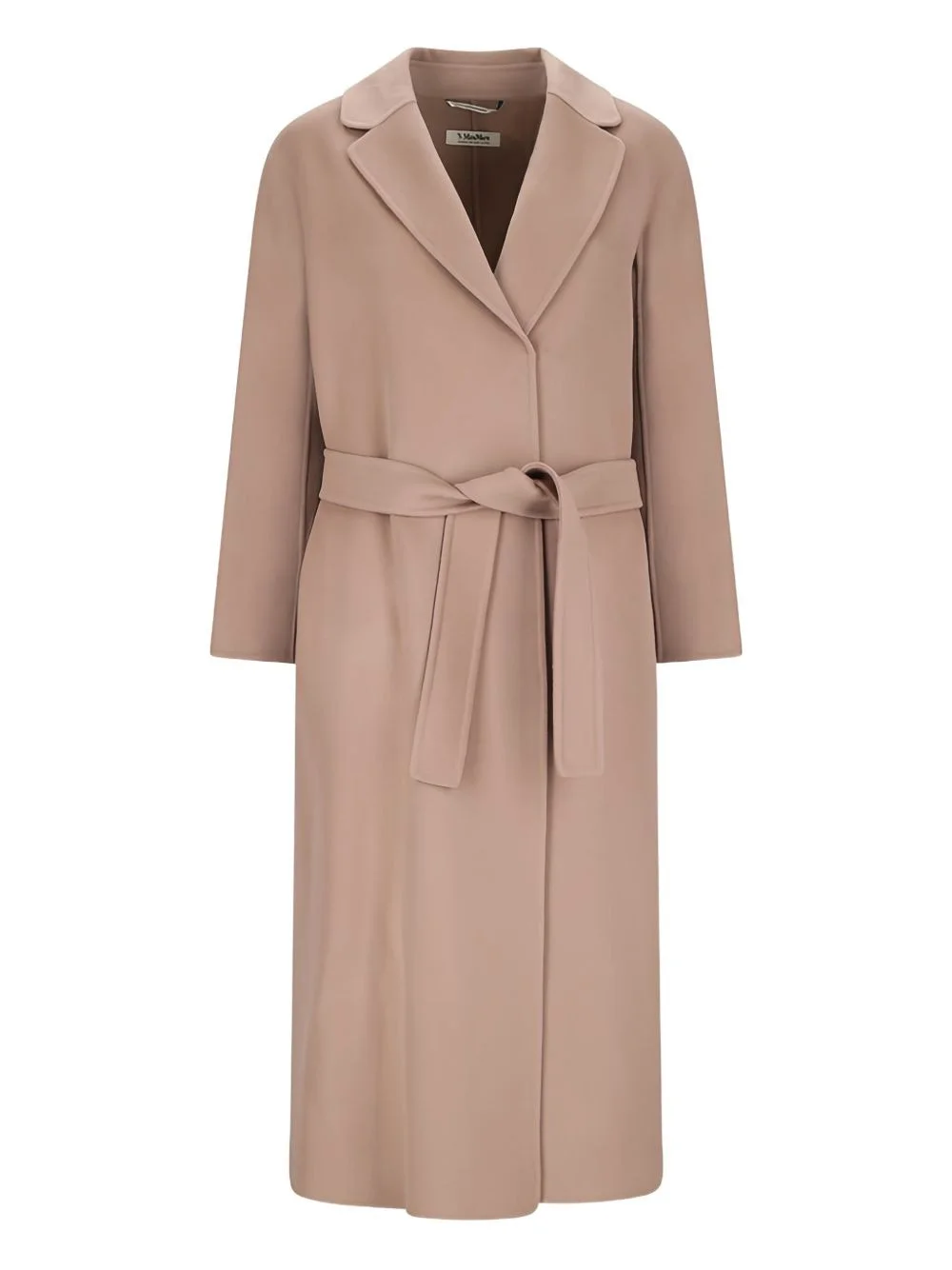 belted lapels coat - 1