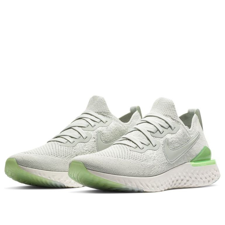 (WMNS) Nike Epic React Flyknit 2 'Silver Lime' BQ8927-005 - 2