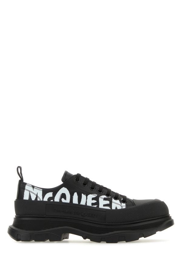 スニーカー Alexander Mcqueen Black Leather Tread Slick Sneakers $_12.JPG?set_id=880000500F