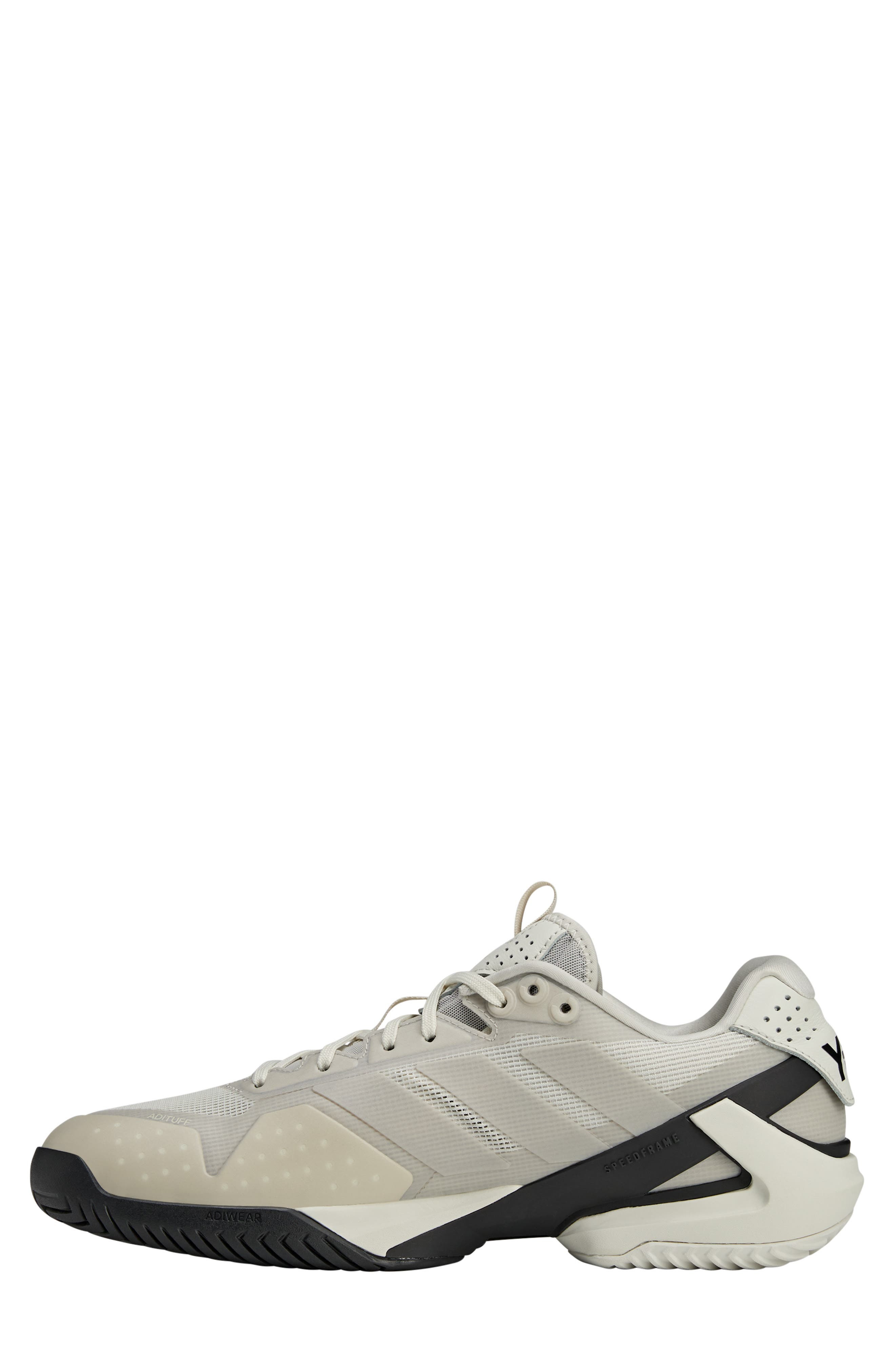 Y-3 Adizero Ubersonic 5 Tennis Shoe in Orbit Grey/Black/White at Nordstrom - 6