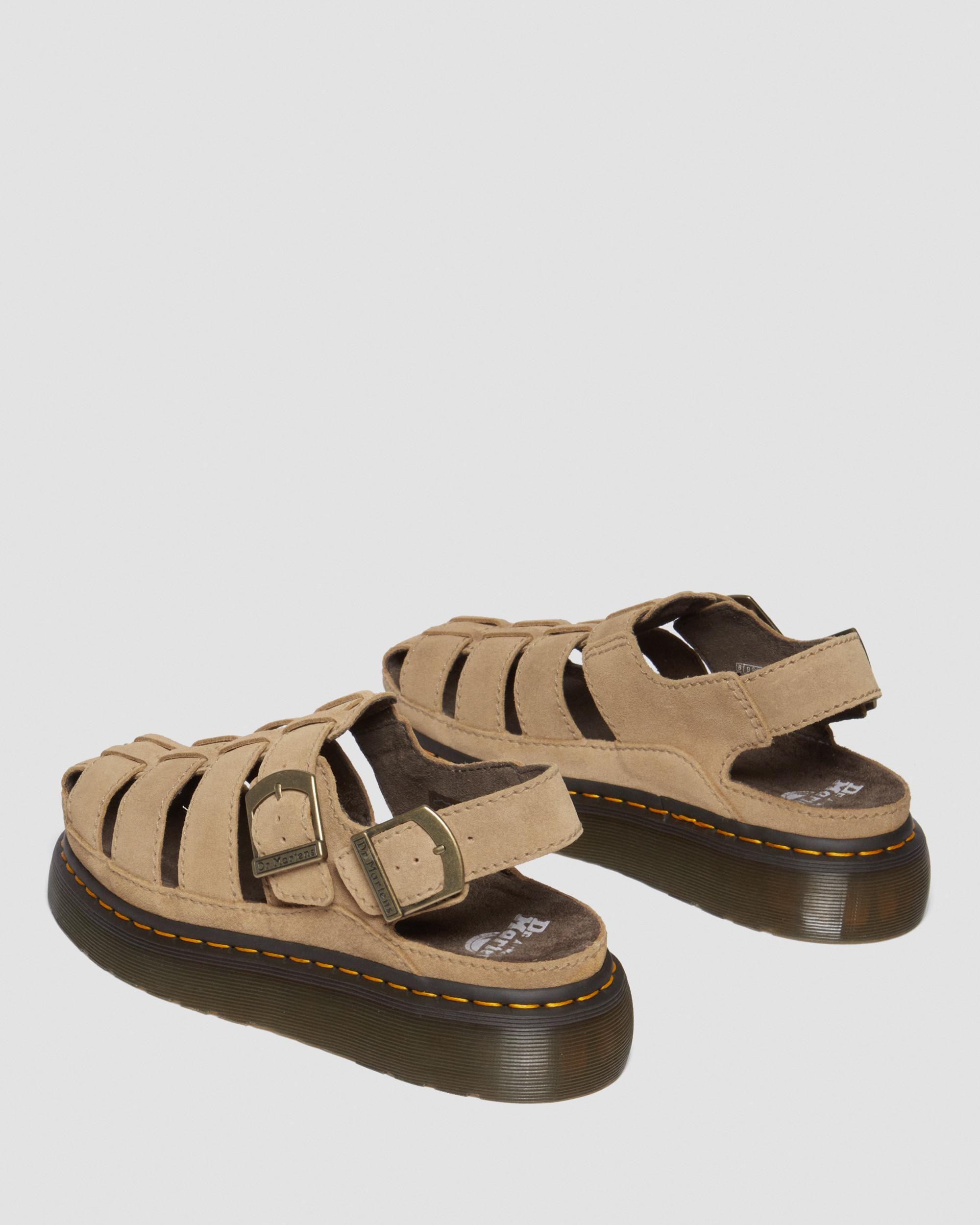 Wrenlie Bronx Suede Fisherman Sandals - 6
